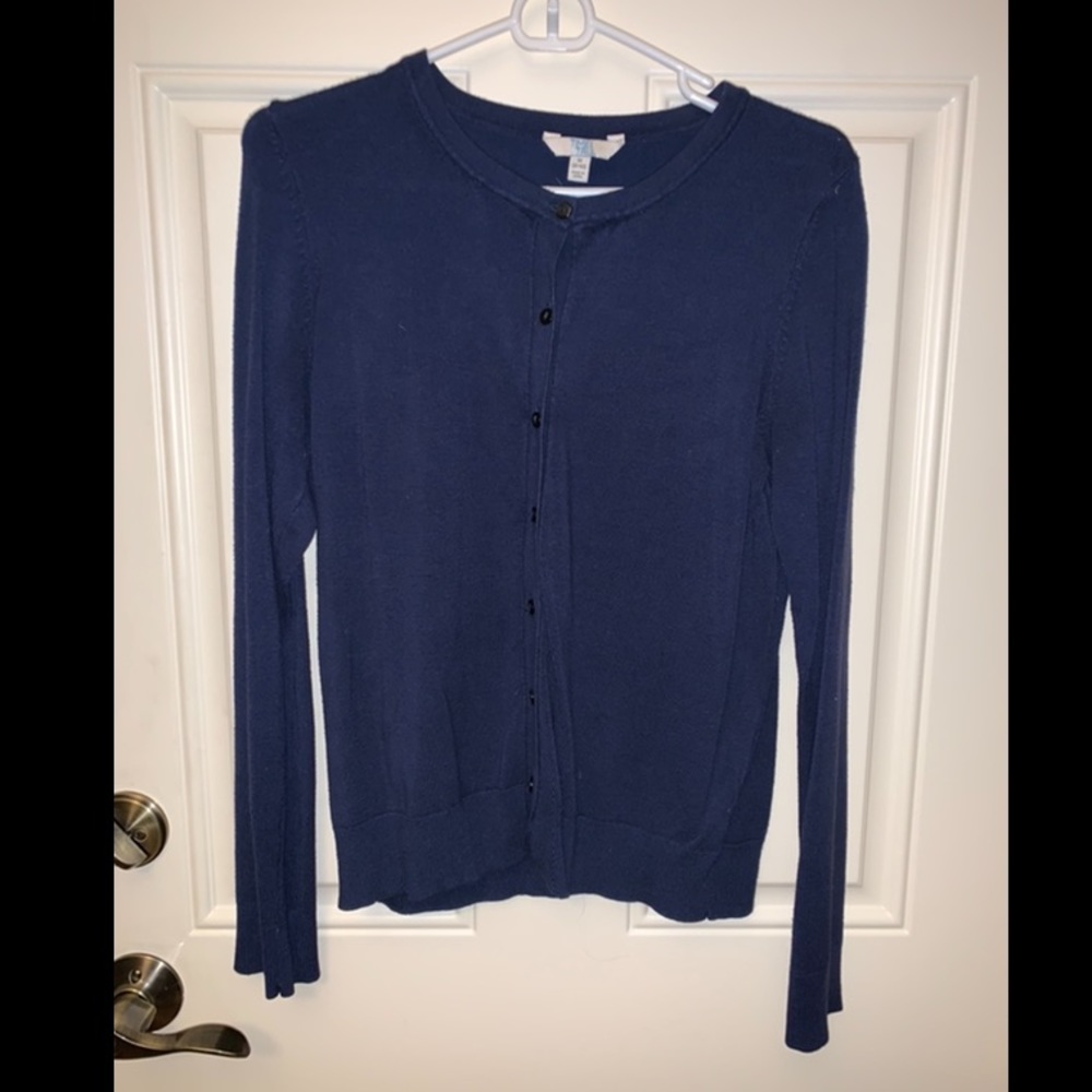 Navy Blue Cardigan